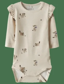 NBFTANNY LS BODY - Långärmad bodysuit