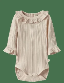 NBFTANSY LS SLIM BODY LIL - Långärmad body