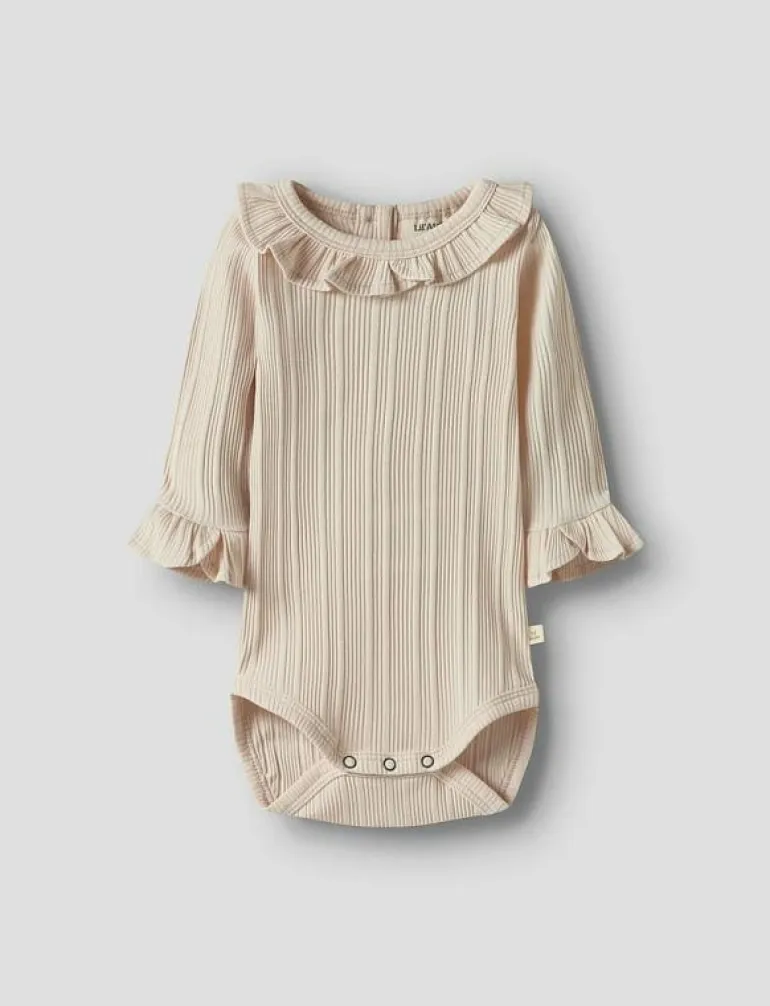 NBFTANSY LS SLIM BODY LIL - Långärmad body
