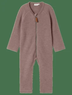 NBFWMINO WOOL BRU LS SUIT NOOS - Fleeceoverall