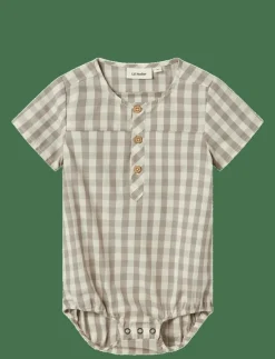 NBMDIDRIK SS LOOSE SHIRT BODY LIL - Kortärmad body