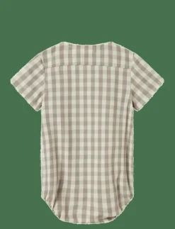 NBMDIDRIK SS LOOSE SHIRT BODY LIL - Kortärmad body