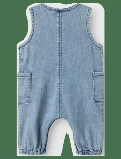 NBMFRED BAG R DNM OVERALL 2102-VE F - Kortärmad bodysuit