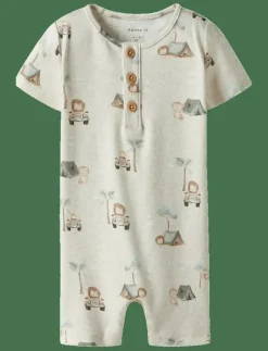 NBMHELP M SUNSUIT - Kortärmad bodysuit