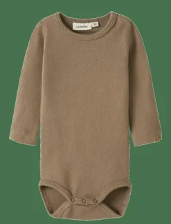 NBMTHORO LEO LS SLIM BODY LIL - Långärmad body
