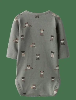 NBMTUSHER LS BODY - Långärmad bodysuit