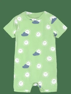 NBMVROELS SUNSUIT BOX - Kortärmad bodysuit