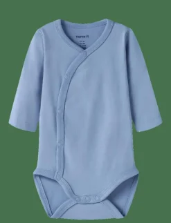 NBMVROLLE LS WRAP BODY - Långärmad bodysuit