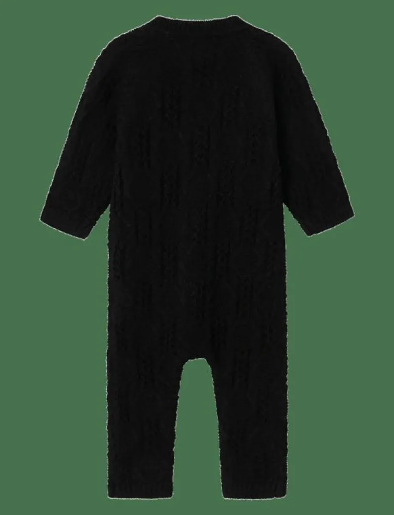 NBMWRILLA WOOL LS KNIT SUIT - Långärmad bodysuit
