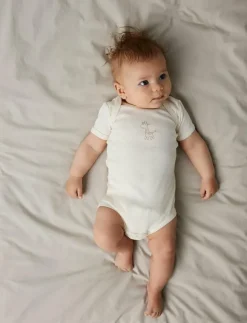 NBNBODY 3P SS JET STREAM GIRAFFE NOOS - Kortärmad body