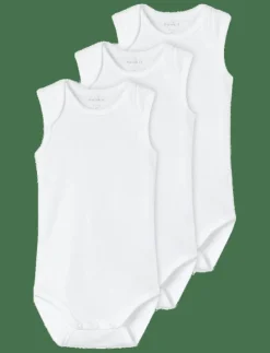 NBNBODY 3P TANK SOLID WHITE 3 NOOS - Ärmlös body