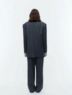 2ND Harry - Pinstripes - Oversize kavajer