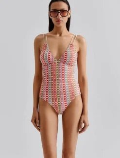Nerea fine knitted swimsuit - Baddräkter