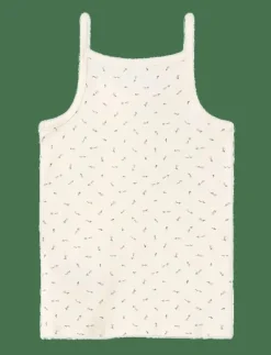 NKFSTRAP TOP 2P BUTTERCREAM FLORAL NOOS - Ärmlösa