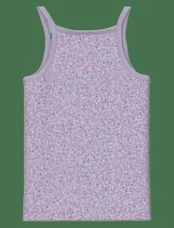 NKFSTRAP TOP 2P PASTEL LILAC DOT NOOS - Ärmlösa