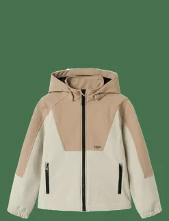 NKNALFA08 SOFTSHELL JACKET BLOCK FO - Jackor