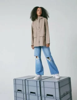 NLNDRY10 LONG RAIN JACKET FO - Jackor