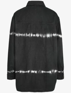 NMALVA L/S TIE DIE DENIM SHACKET VI490BL - Jeansjackor