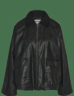 NMDRAKE L/S COATED JACKET - Skinnjackor