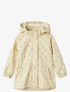NMFGERDA LONG JACKET AOP FO LIL - Vindjacka