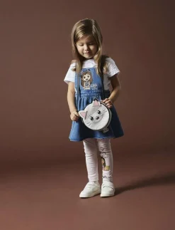 NMFJUDIT GABBY DENIM SPENCER SKY - Hängselklänningar