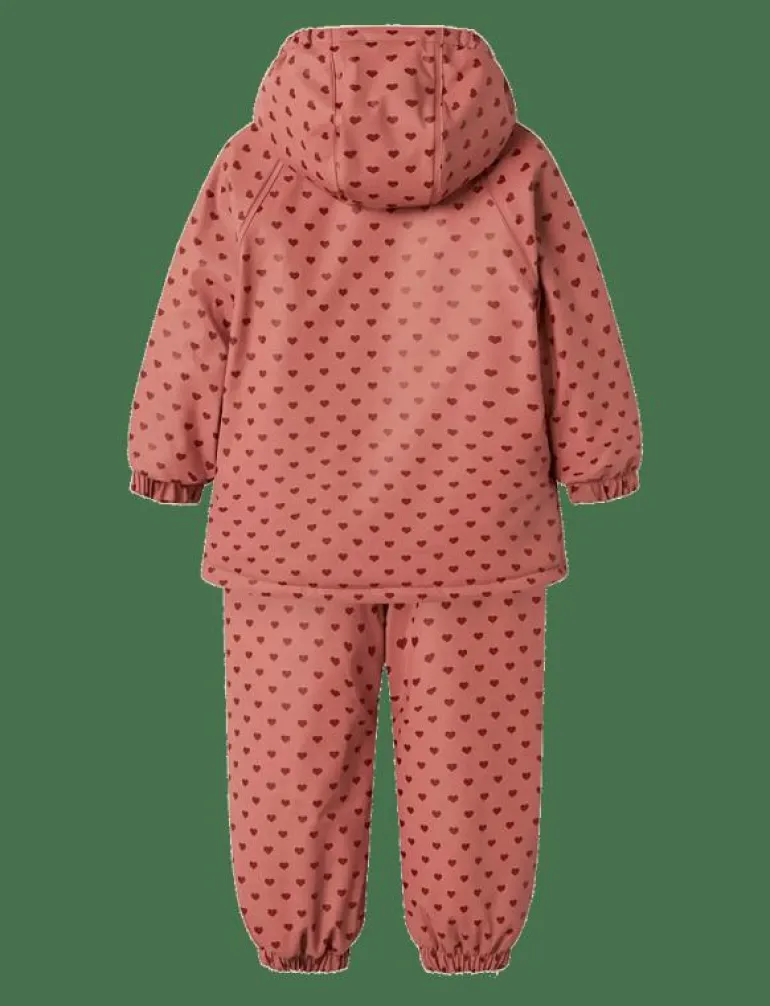 NMFLADRY10 SET AOP FO LIL - Regnställ