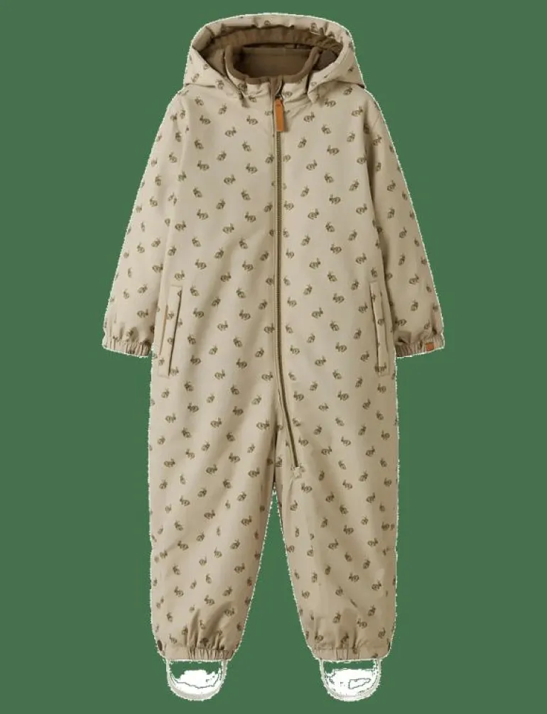 NMFLASNOW10 SNOWSUIT AOP FO LIL - Overaller