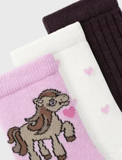 NMFNADIA 3P SOCK - Strumpor & Tights