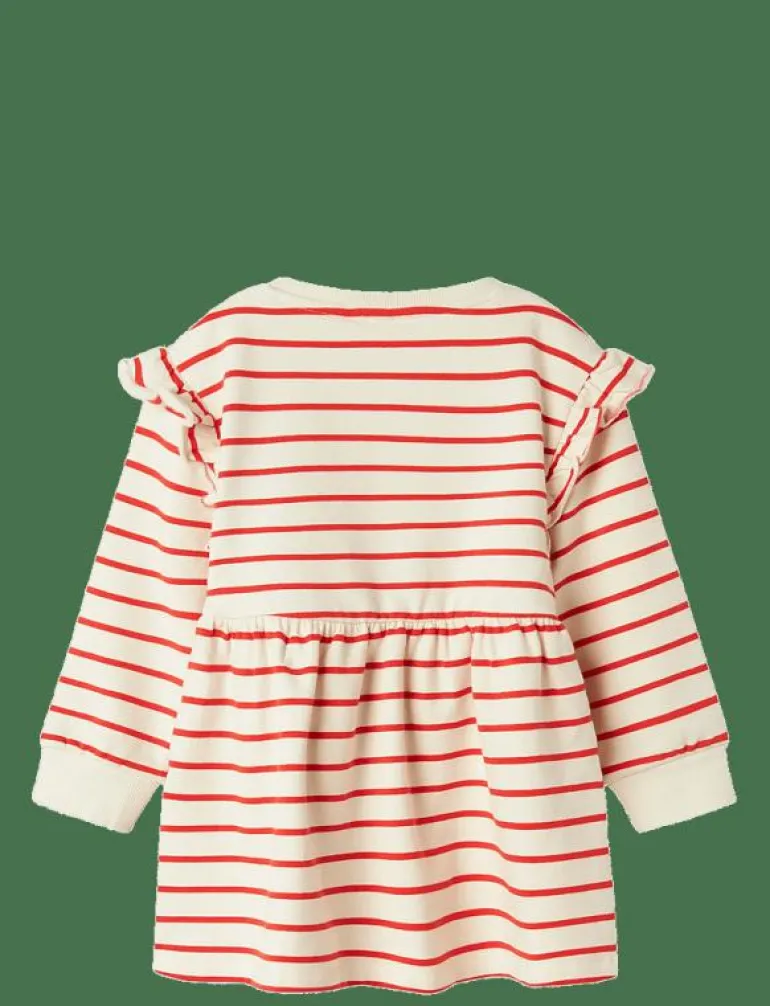 NMFTORINA NREG SWE DRESS BRU PB - Långärmade vardagsklänningar