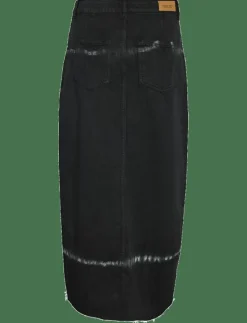 NMKATH NW TIE DIE LONG SKIRT VI490BL - Maxikjolar