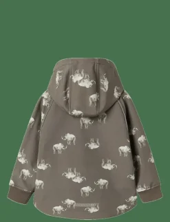 NMMALFA08 SOFTSHELL JACKET AOP FO - Jackor