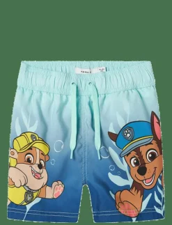 NMMMABBE PAW LONG SWIMSHORTS CPLG - Badbyxa