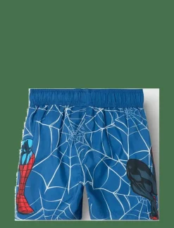 NMMMAVE SPIDER LONG SWIMSHORTS MAR - Badbyxa