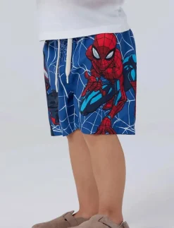 NMMMAVE SPIDER LONG SWIMSHORTS MAR - Badbyxa