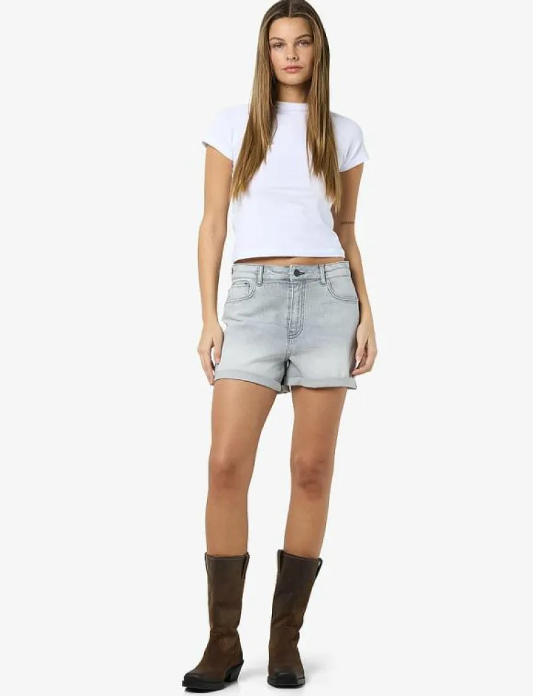 NMMONI HW DNM SHORTS AZ277LG NOOS - Jeansshorts