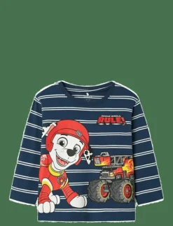 NMMSOFUS PAW LS NREG TOP BOX CPLG - Långärmade t-shirts