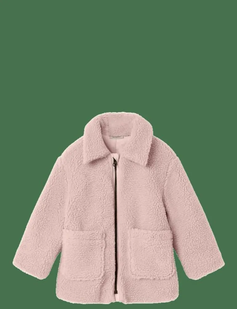 NMNNALO LONG SHERPA JKT SOLID LIL - Jackor