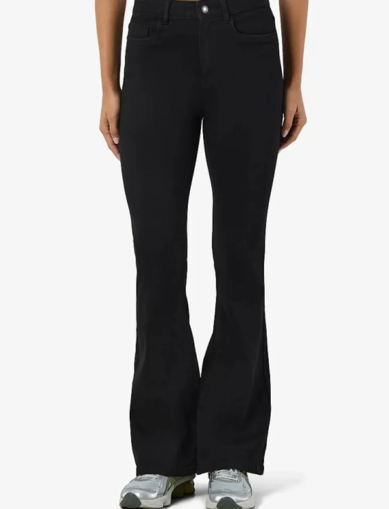 NMSALLIE HW SK FLARED VI023BL FWD NOOS - Utsvängda jeans