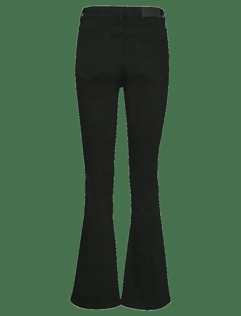 NMSALLIE HW SK FLARED VI023BL FWD NOOS - Utsvängda jeans