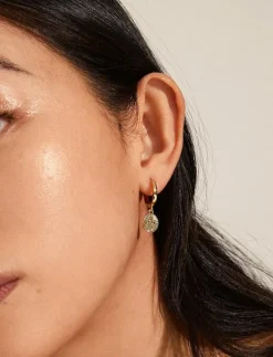 NOMAD coin huggie hoop earrings - Hoops