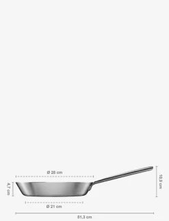 Norden Steel Frying Pan 28cm Uncoated - Stekpannor
