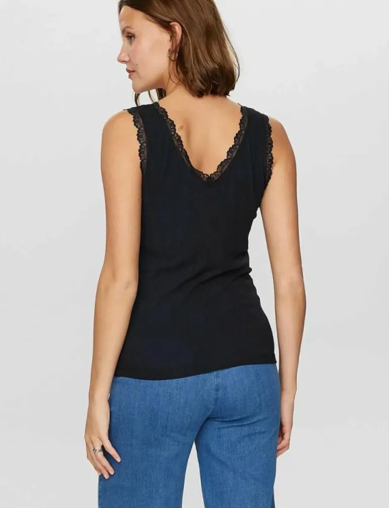 NUBOWIE LACE TOP - Linnen