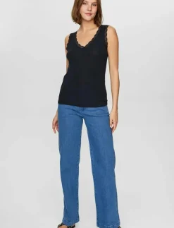 NUBOWIE LACE TOP - Linnen
