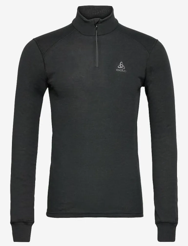 Odlo Active Warm Bl Top Turtle Neck L/S Half Zip - Underställströja