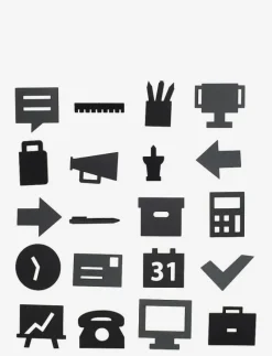 Office icons for message board - Kontorsmaterial