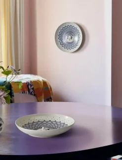 Olga Fat Ø33 cm blå - Serveringsfat & Uppläggningsfat