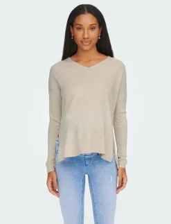 OLMAMALIA L/S V-NECK PULLOVER KNT NOOS - Stickat