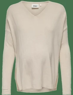 OLMAMALIA L/S V-NECK PULLOVER KNT NOOS - Stickat