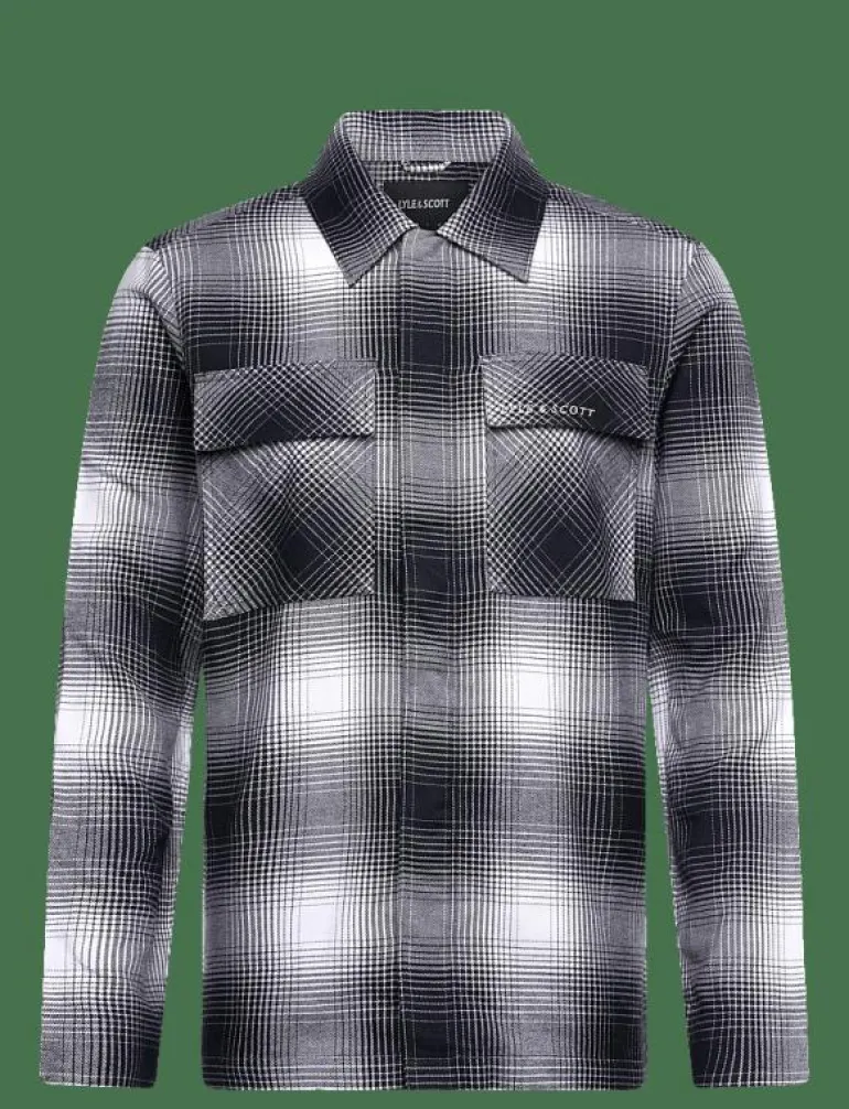 Ombre Check Overshirt - Jackor & rockar