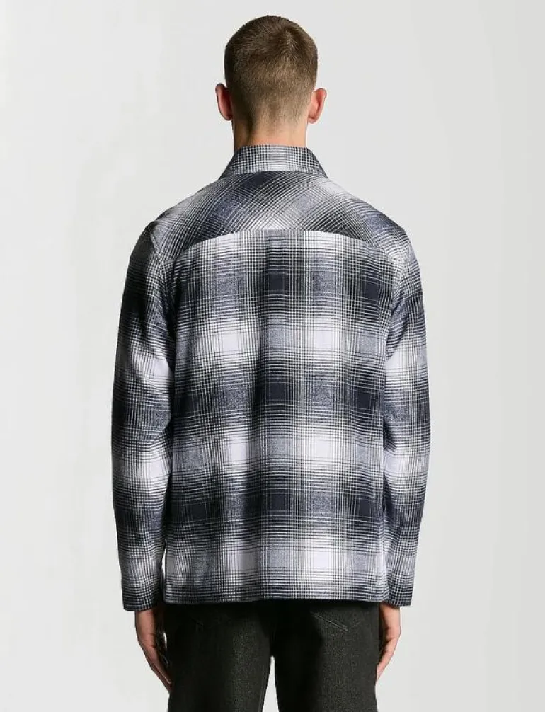 Ombre Check Overshirt - Jackor & rockar